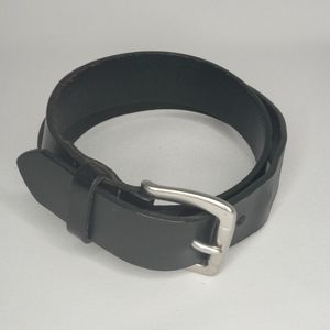 Boys Black Leather Belt